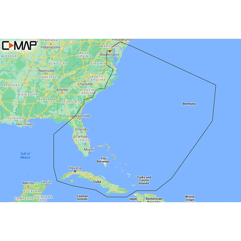 CMAP MNAY203MS Chesapeake Bay to Bahamas REVEAL Coastal Chart MNAY203MS