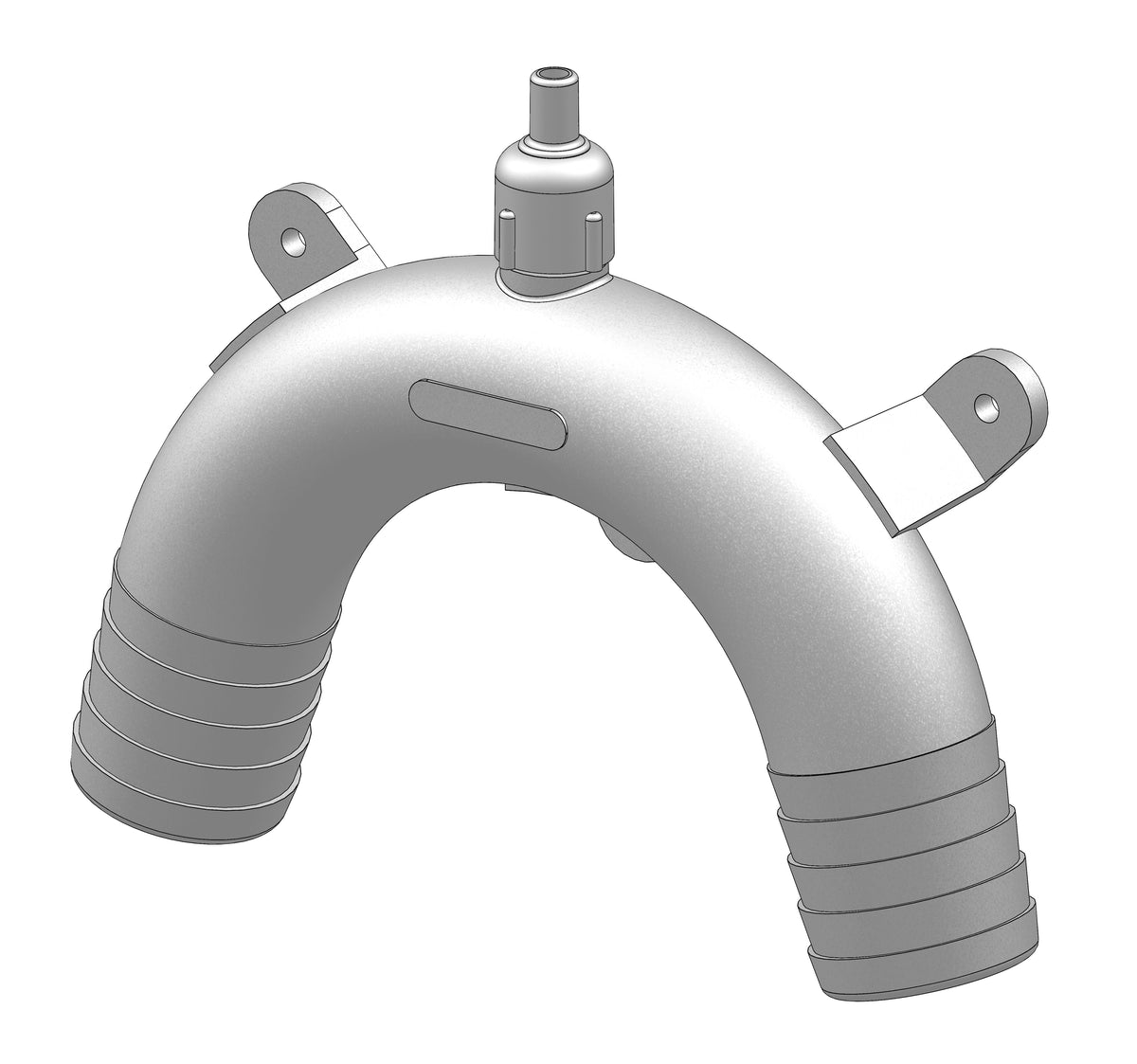 Vented Loop 1.0" (25.0mm), White