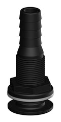 Thru-hull with Hose Barb 0.75" x 0.75" (19.1mm x 19.1mm) BSP