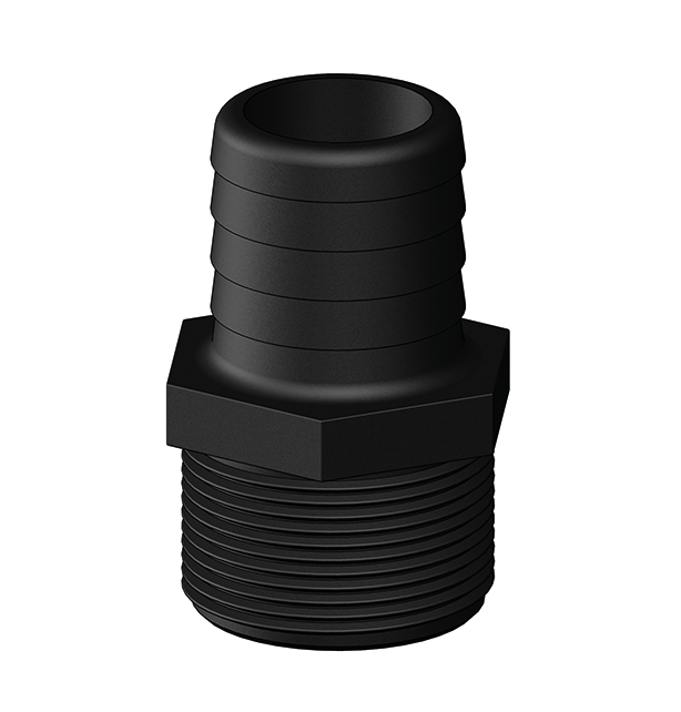 Tail .75" (19.0mm) BSP Long Male Thread
