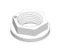 Nut Backing .75" (19.1mm) NPS White