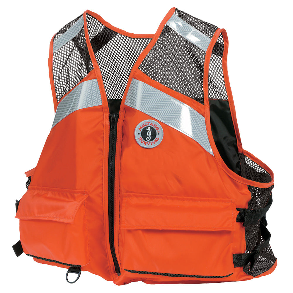 Mustang Industrial Mesh Vest  Orange  XXL3XXL MV1254T12XXLXXXL216