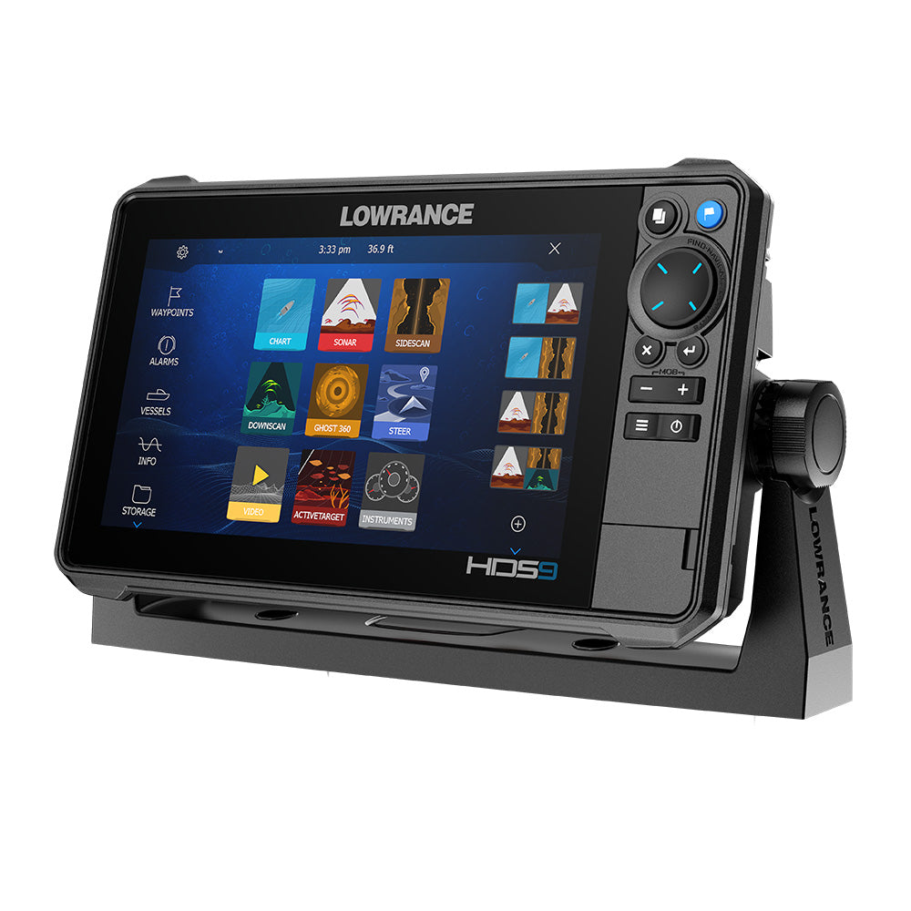 Lowrance HDS PRO 9  w Preloaded CMAP DISCOVER OnBoard  Active Imaging HD Transducer 00015981001