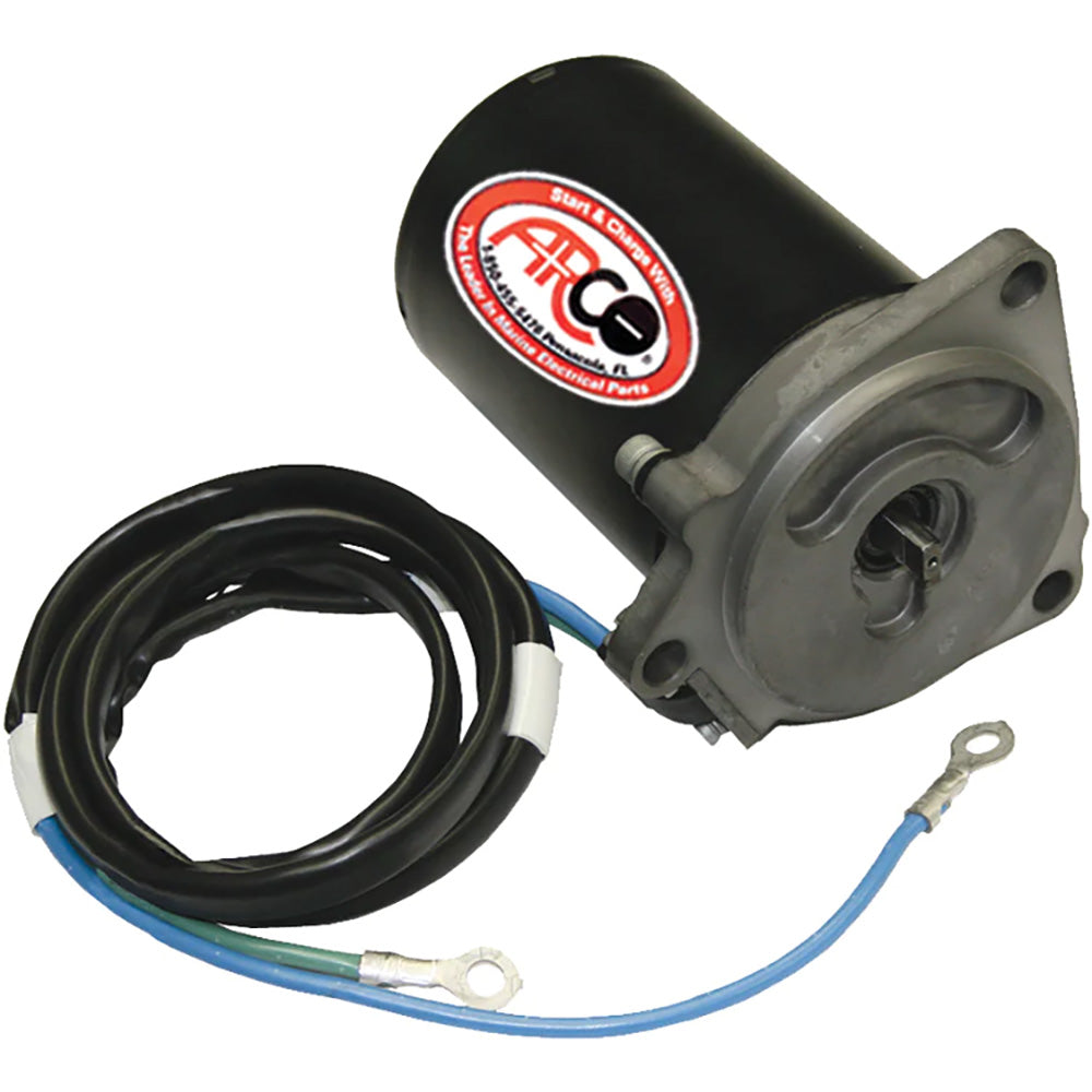 ARCO Marine Replacement Outboard Tilt Trim Motor  Yamaha 2Wire 3 Bolt Flat Blade Shaft 6263