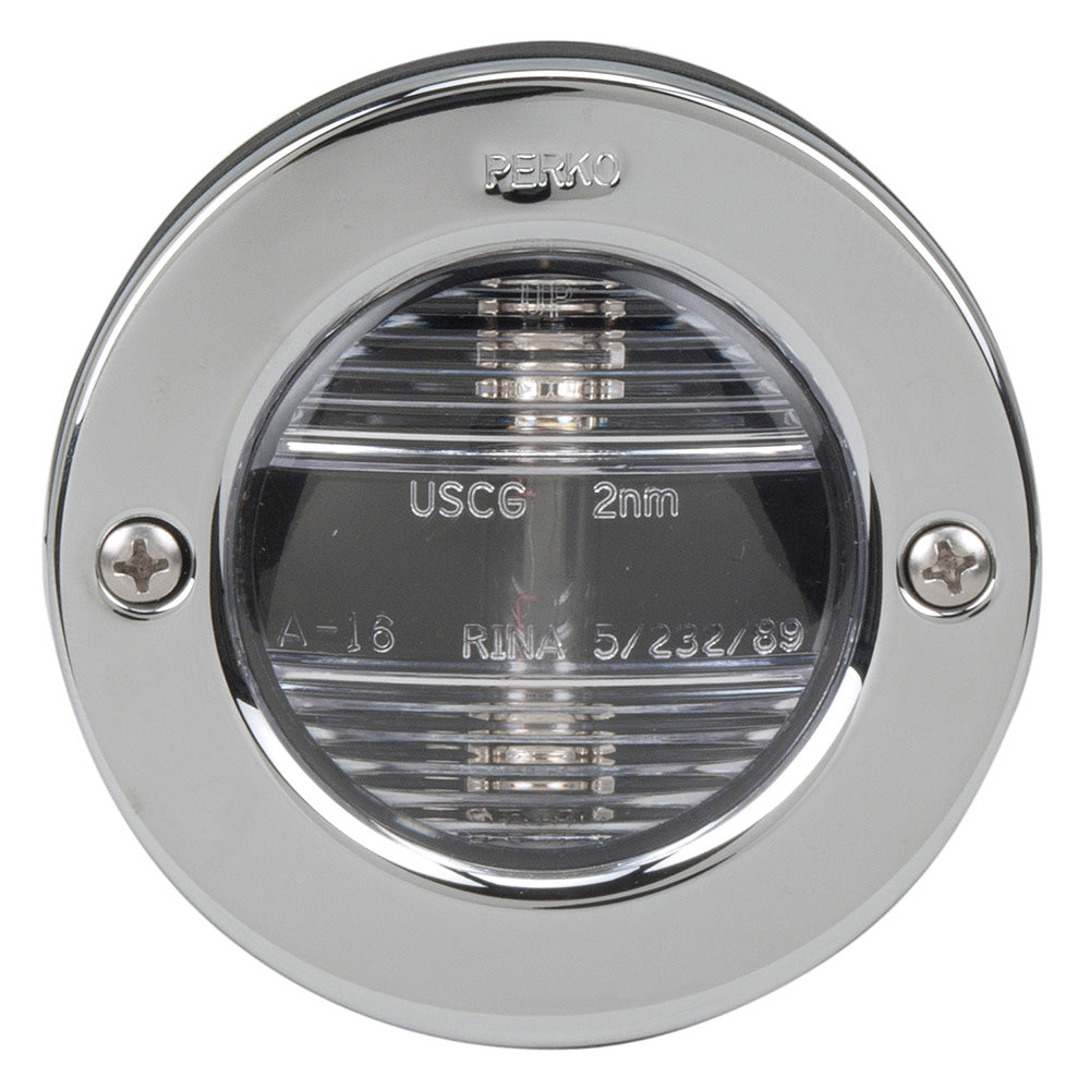 Perko Vertical Mount Stern Light 12VDC wSTS Bezel 0946DP1STS