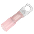 Pacer 8 AWG Heat Shrink Ring Terminal  14 Stud Size  25 Pack TE814R25
