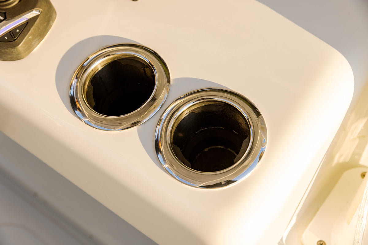 Stainless Steel Bluewater Boat Cup Holder with Drain