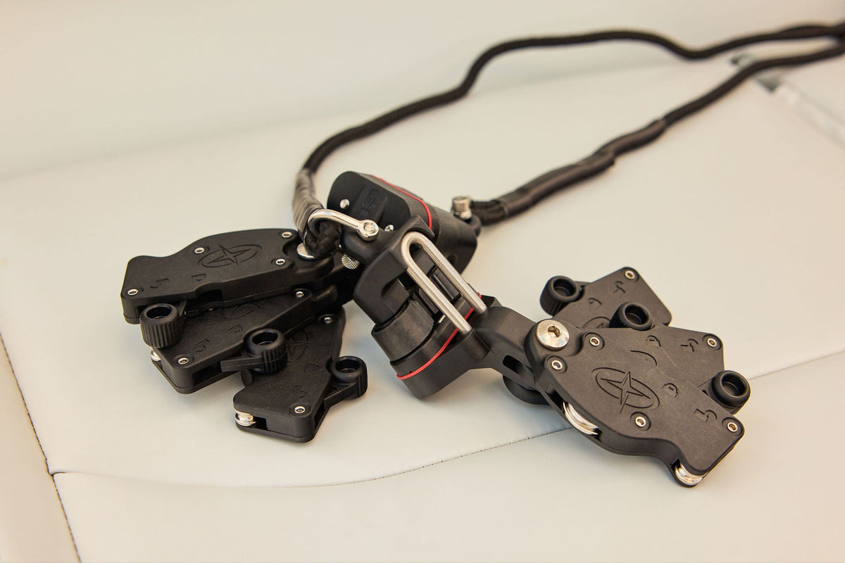 Triple 400lb GEMLOX Pair with Leash Locks and Heavy Duty Custom Ropes