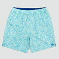 Guy Harvey Castaway 7" Volley Swim Trunk - Aztec Print — BEACH GLASS (official product shot)