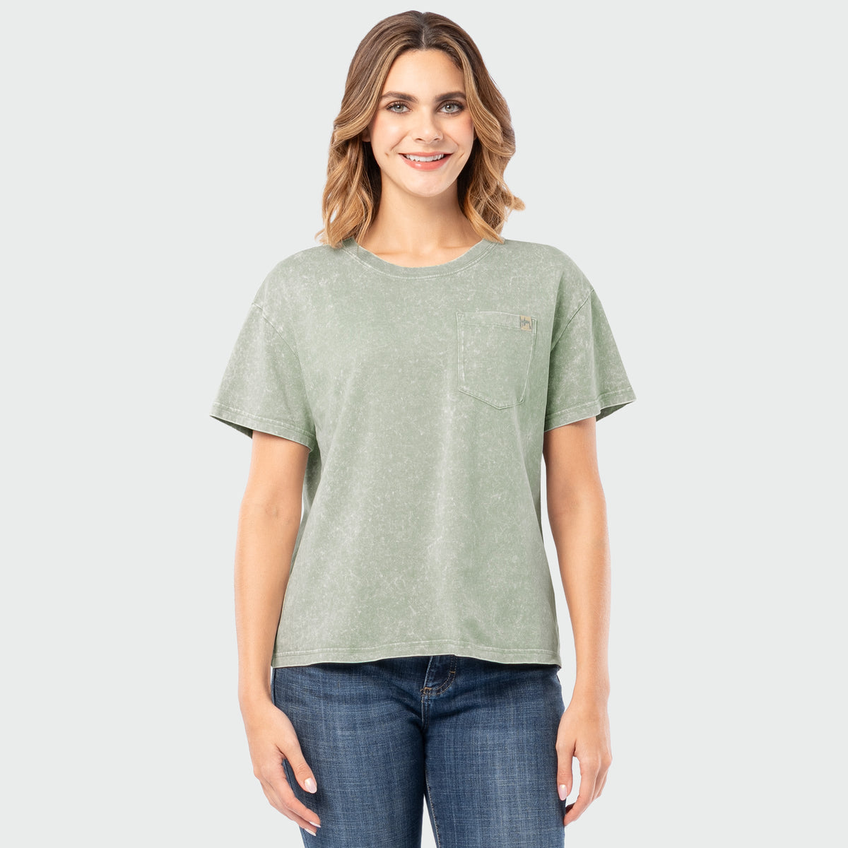 Guy Harvey Coastal Wash Pocket Tee - Shore Thing — BLUE SURF (official product shot)
