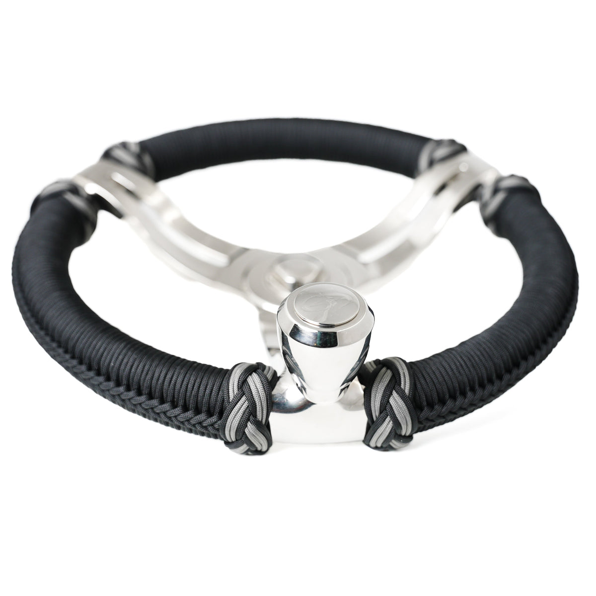 Capt. Hunter's Nautical Creations Paracord Wrapped Belloca Wheel