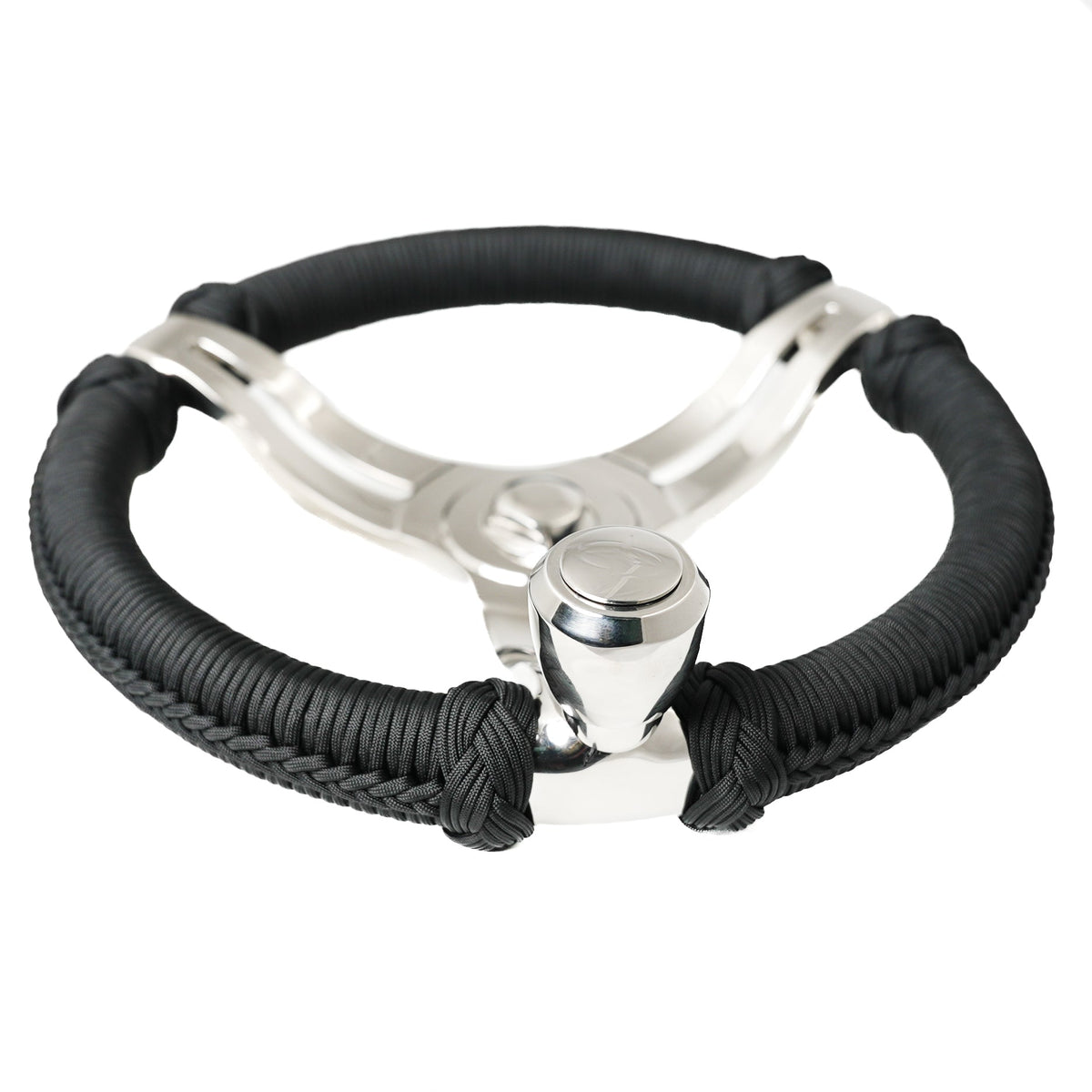 Capt. Hunter's Nautical Creations Paracord Wrapped Belloca Wheel