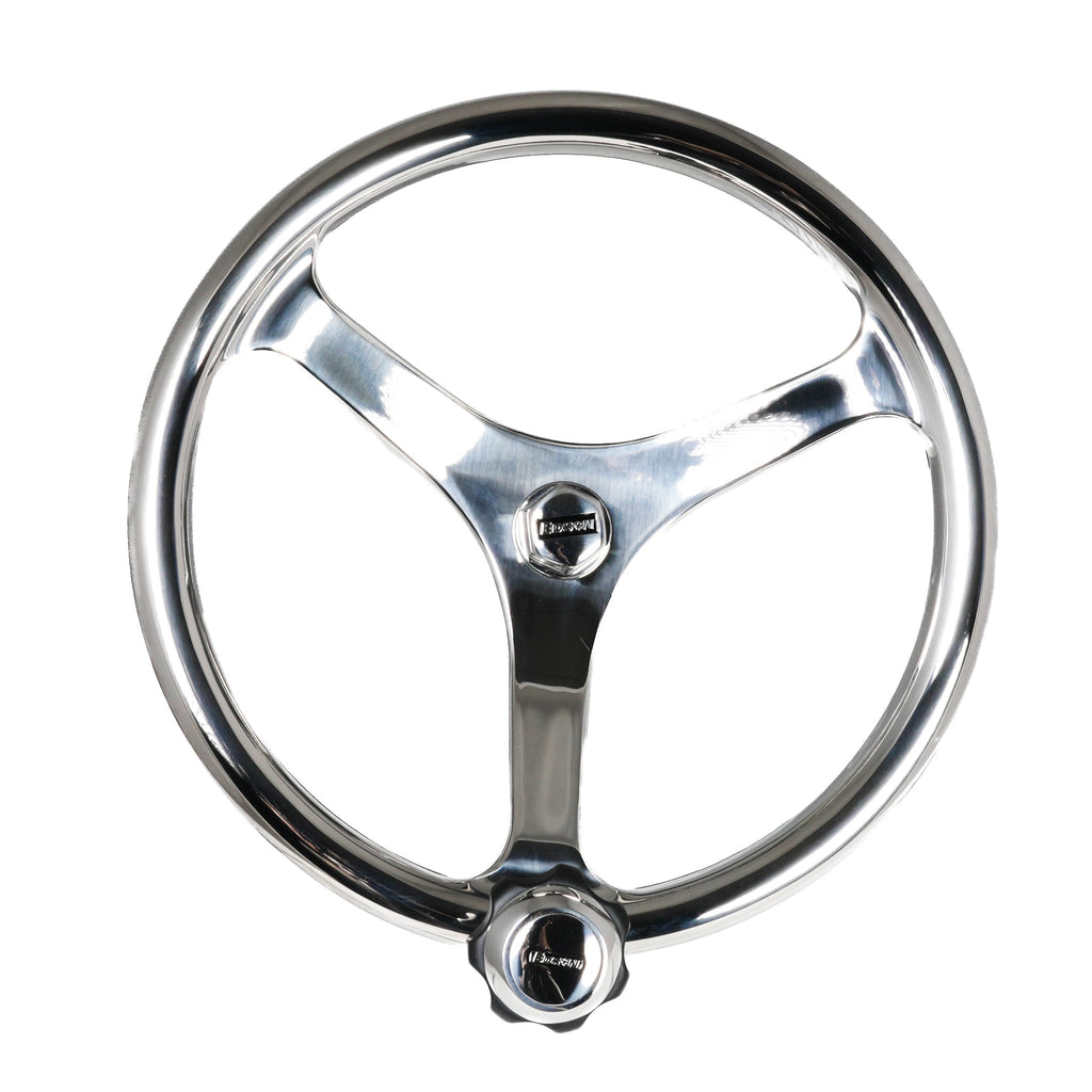 Edson Polished Stainless Steering Wheel- 1710ST