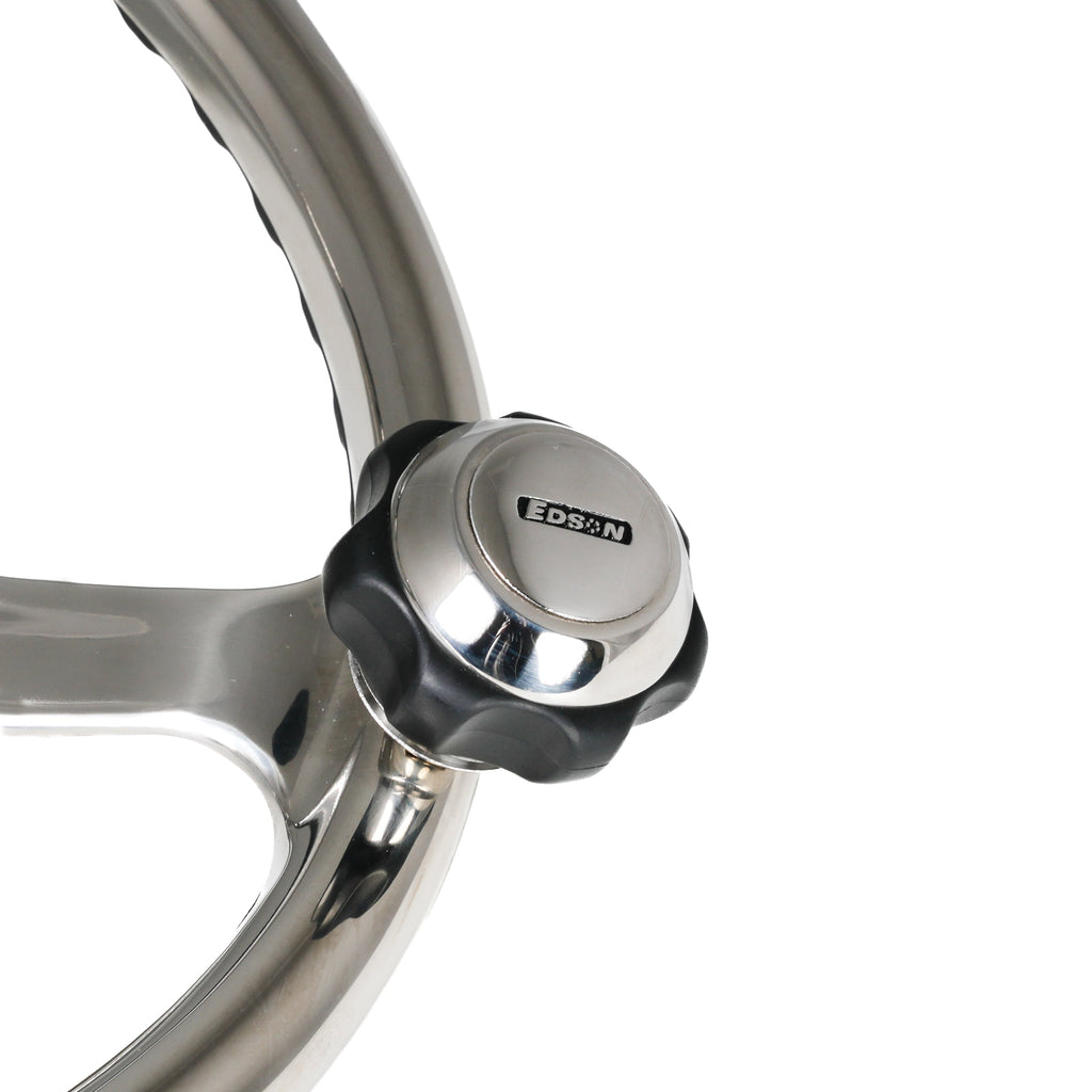 Edson Polished Stainless Steering Wheel- 1710ST