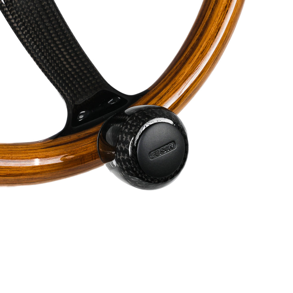 Edson Teak & Carbon Fiber Wheel