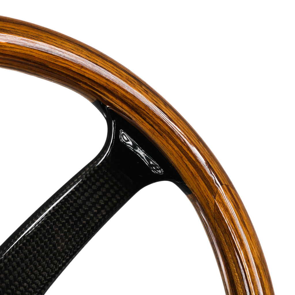 Edson Teak & Carbon Fiber Wheel