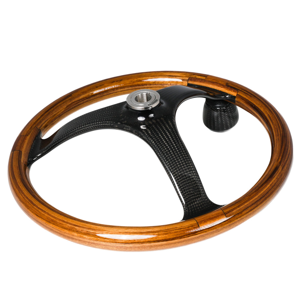 Edson Teak & Carbon Fiber Wheel