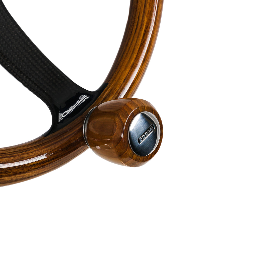 Edson Teak & Carbon Fiber Wheel