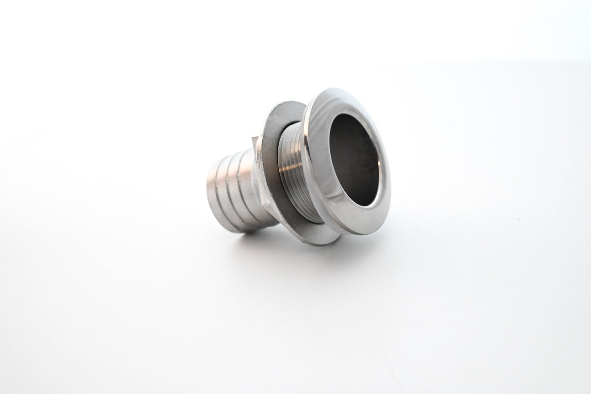 Thru Hull NPS 1-1/4" Barb Short
