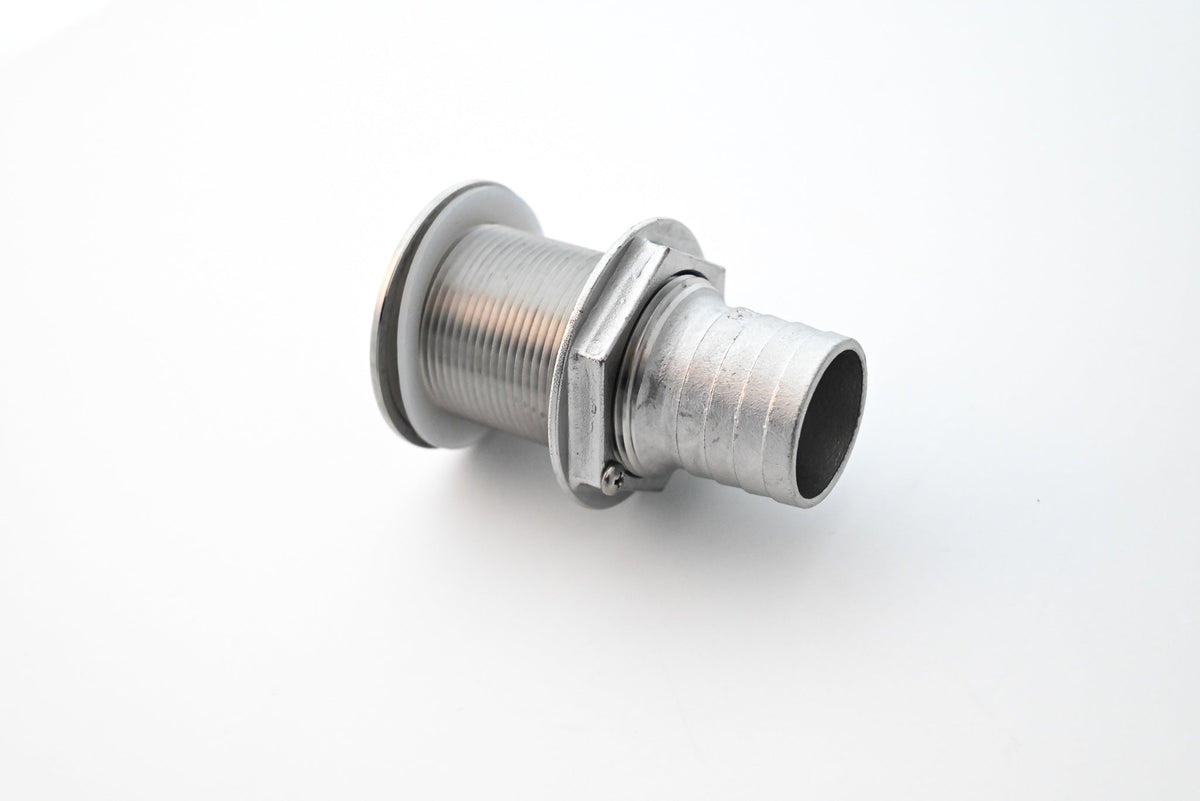 Thru Hull 1-1/8" Barb NPS