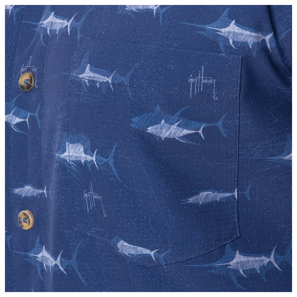 Guy Harvey Eco Angler Fishing Shirt - Double Vision — SET SAIL (official product shot)