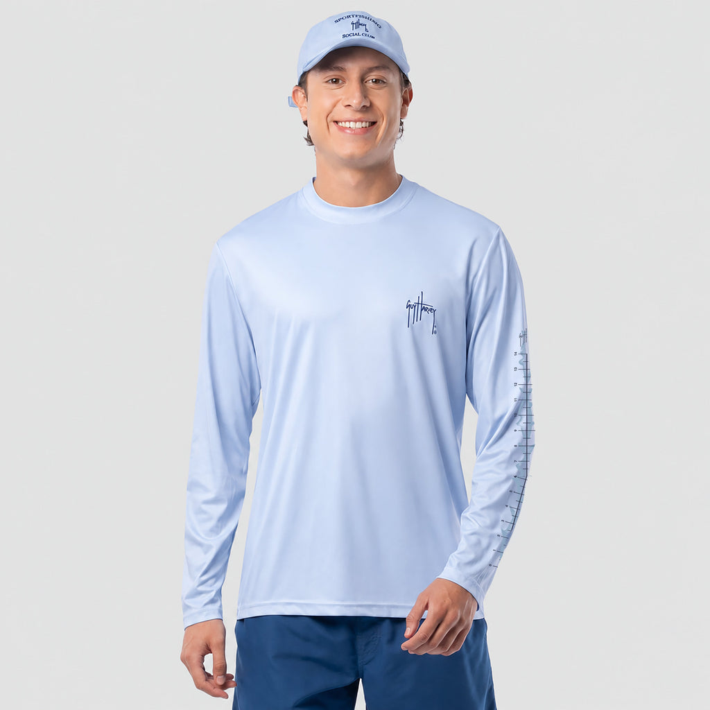 Guy Harvey Eco Cast Sun Protection Crew - The Gulf — SKYWAY (official product shot)