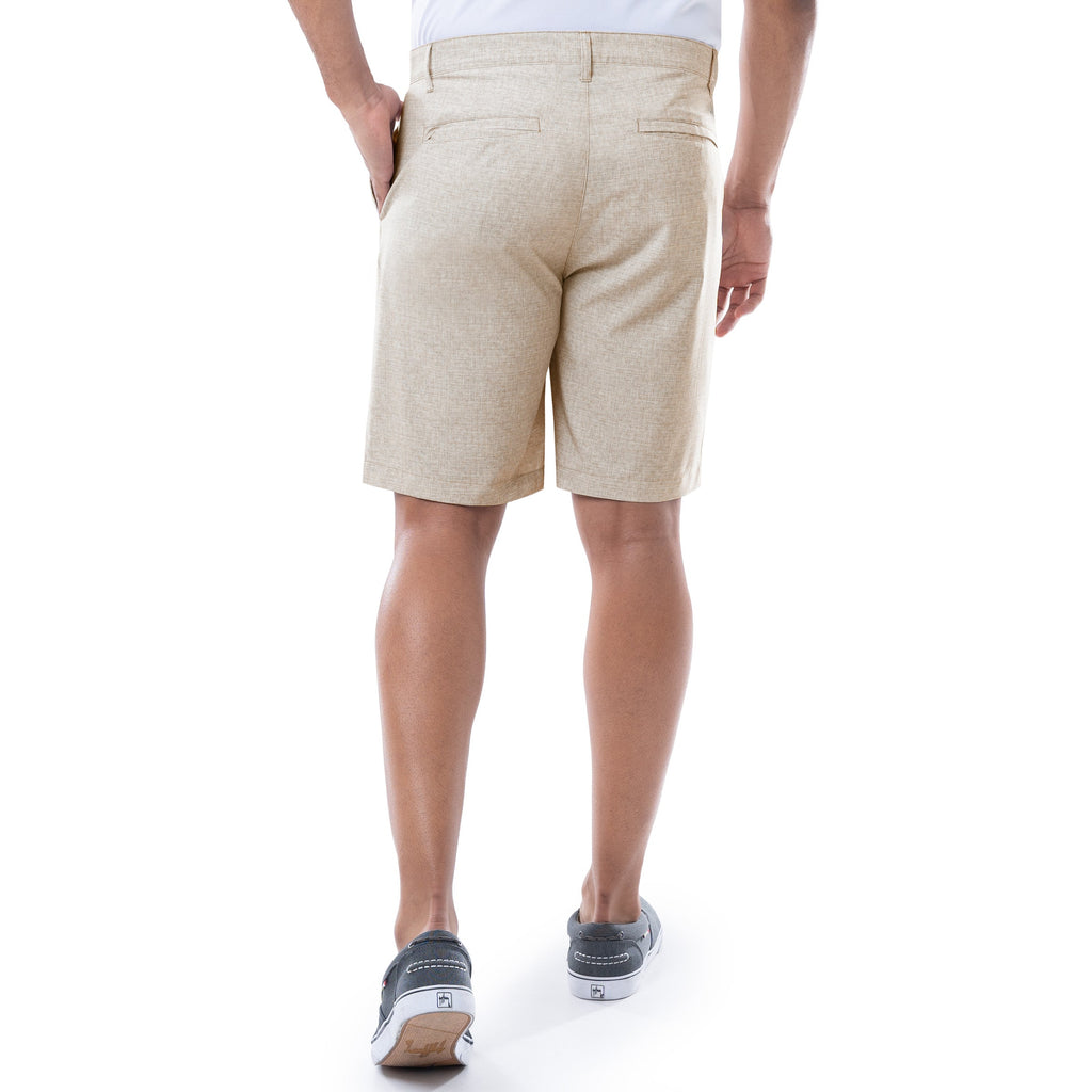 Guy Harvey Dock 2 Deck Active Short - Khaki — PLAZA TAUPE (official product shot)