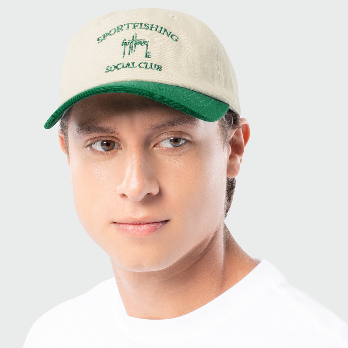 Guy Harvey Sportfishing Social Club Hat — NAVY (official product shot)