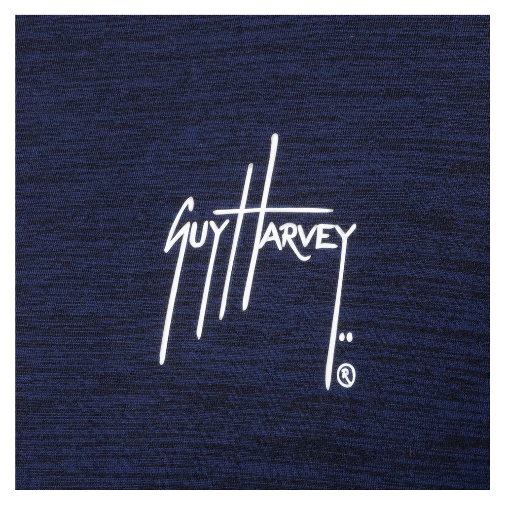 Guy Harvey Coastal Classic Quarter Zip - Estate Blue — ESTATE BLUE (official product shot)