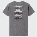 Guy Harvey Coastal Wash Pocket Tee - Scribble Bills — SMOKED PEARL (official product shot)