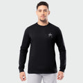 Guy Harvey OG Long Sleeve Tee - River Collage — CAVIAR (official product shot)