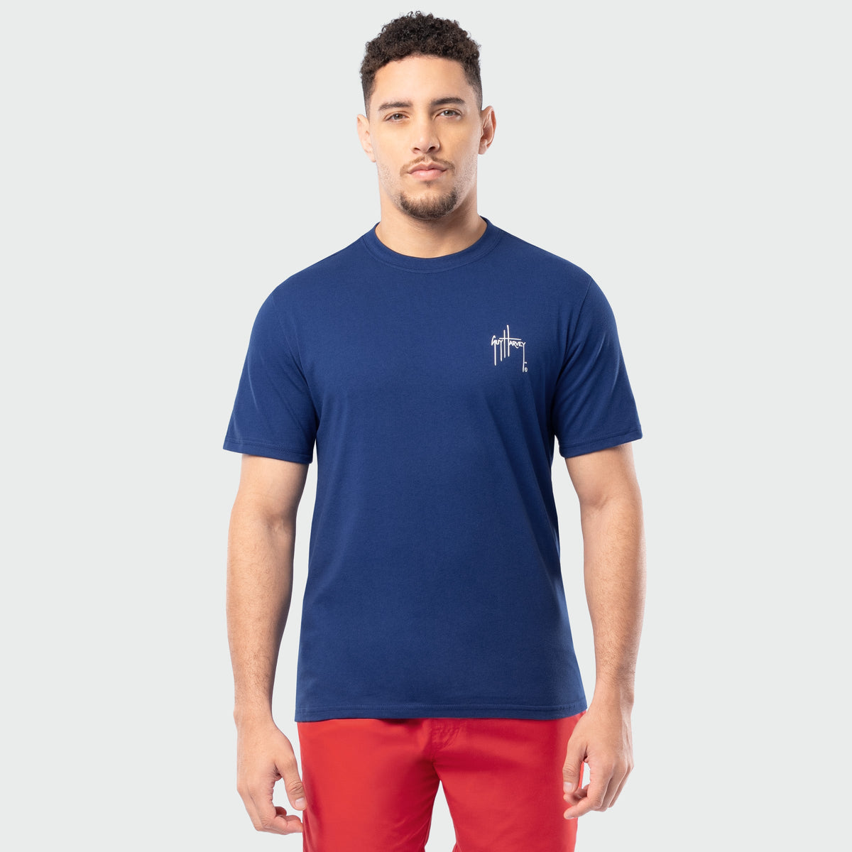 Guy Harvey OG Tee - Liberty Marlin — ESTATE BLUE (official product shot)