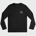 Guy Harvey Kids HarborLite Long Sleeve Tee - Devilfish — CAVIAR (official product shot)