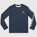 Guy Harvey Kids Eco Cast Sun Protection Crew - Wave Catcher — NAVAL ACADEMY (official product shot)