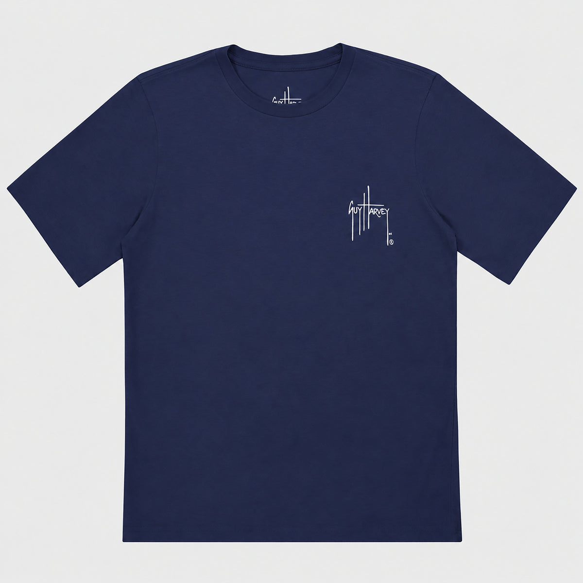 Guy Harvey Kids HarborLite Tee - Great White Grand Prix — NAVAL ACADEMY (official product shot)