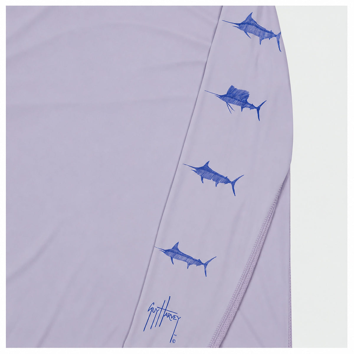 Guy Harvey Kids Marlin Air Sun Protection Hood - Heirloom Lilac — HEIRLOOM LILAC (official product shot)