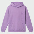 Guy Harvey Kids Tradewinds Fleece Hoodie - Take It Slow — PURPLE HEATHER (official product shot)