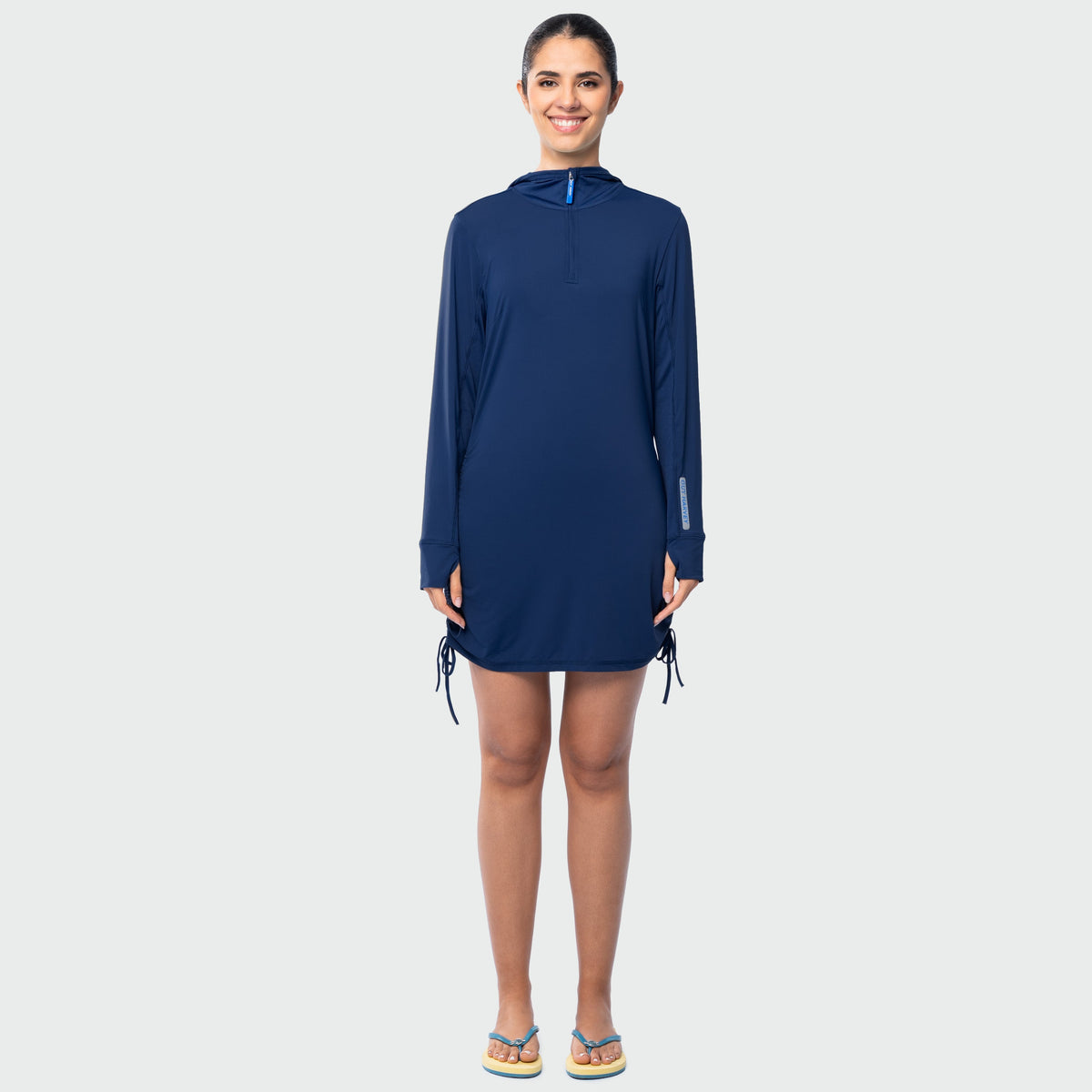 Guy Harvey Women's Marlin Air Sun Protection Dress - Estate Blue — ESTATE BLUE (official product shot)