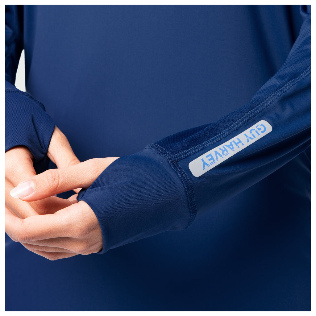 Guy Harvey Women's Marlin Air Sun Protection Dress - Estate Blue — ESTATE BLUE (official product shot)