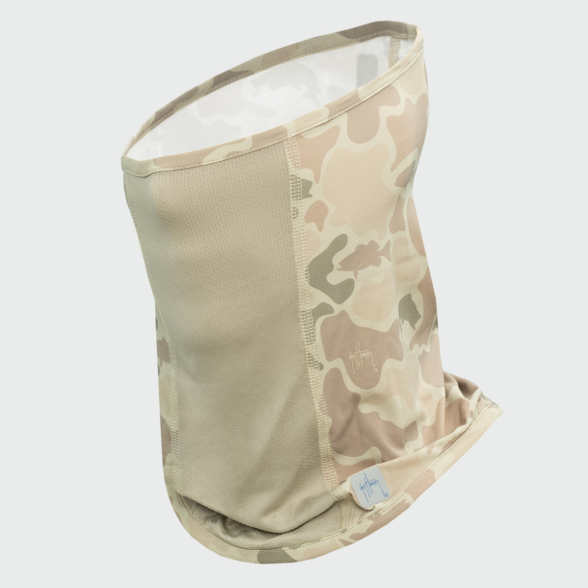 Guy Harvey Marlin Air Gaiter - Mallard Camo — ALMOND MILK (official product shot)