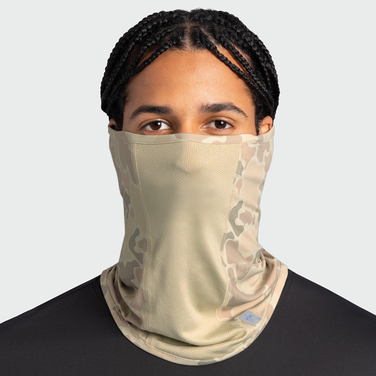 Guy Harvey Marlin Air Gaiter - Mallard Camo — ALMOND MILK (official product shot)