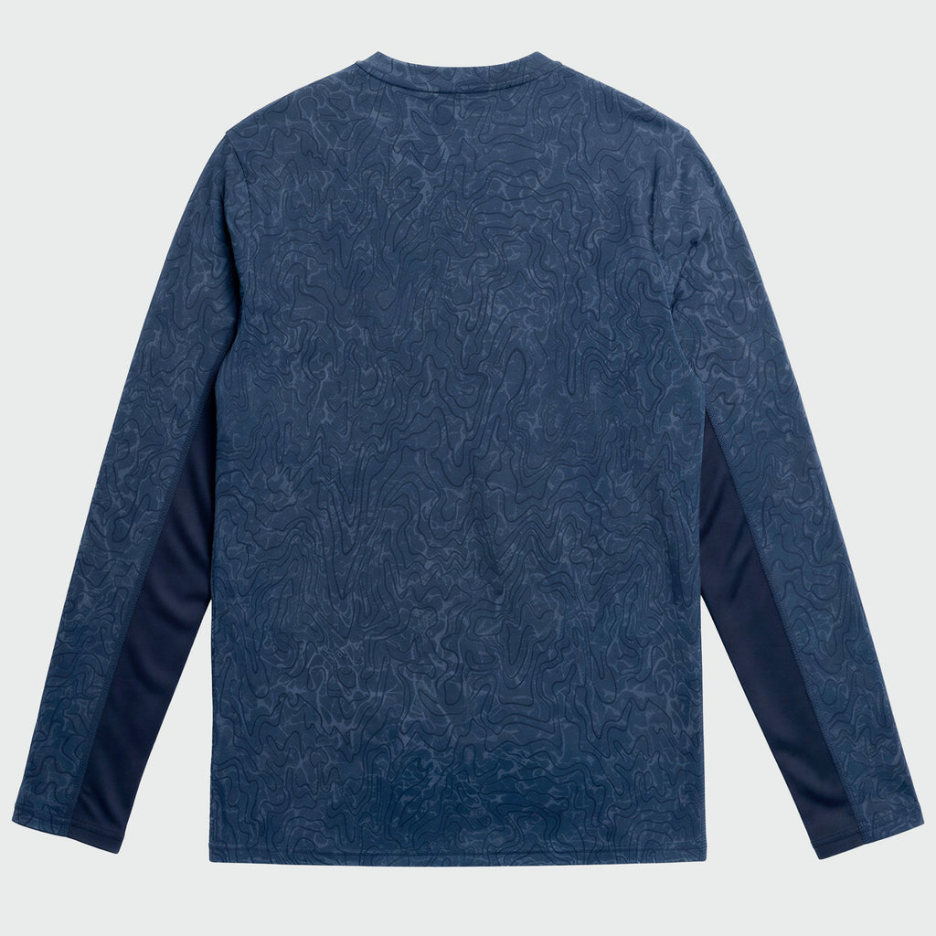 Guy Harvey Men's Marlin Air Sun Protection Printed Crew - Saltwater AO — NAVAL ACADEMY (official product shot)
