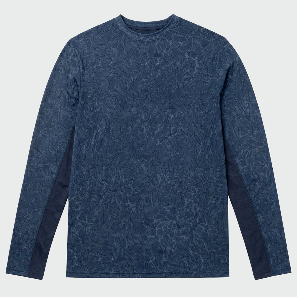 Guy Harvey Men's Marlin Air Sun Protection Printed Crew - Saltwater AO — NAVAL ACADEMY (official product shot)