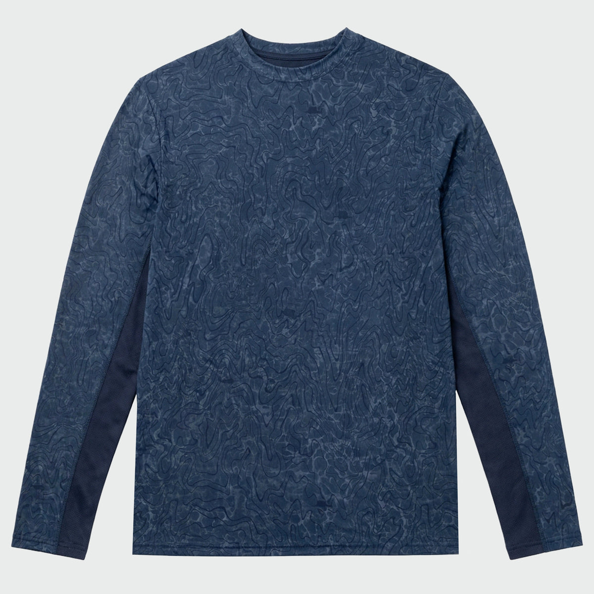 Guy Harvey Men's Marlin Air Sun Protection Printed Crew - Saltwater AO — NAVAL ACADEMY (official product shot)