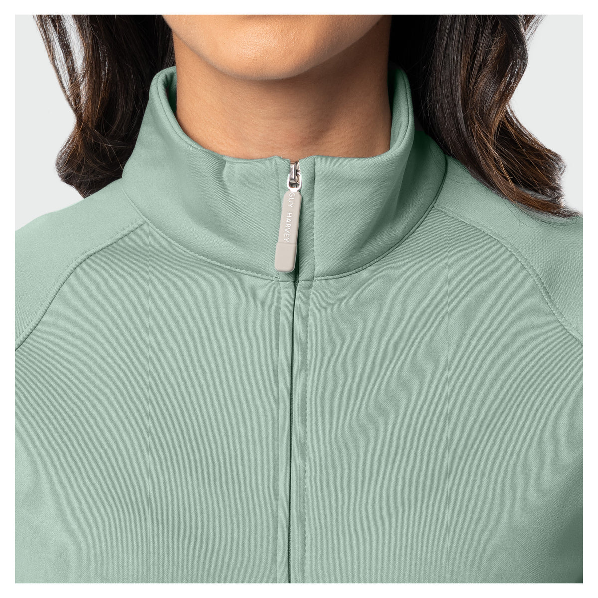 Guy Harvey Navigator Fleece Full Zip - Blue Surf — BLUE SURF (official product shot)