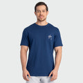 Guy Harvey OG Pocket Tee - Trout Slam — ESTATE BLUE (official product shot)