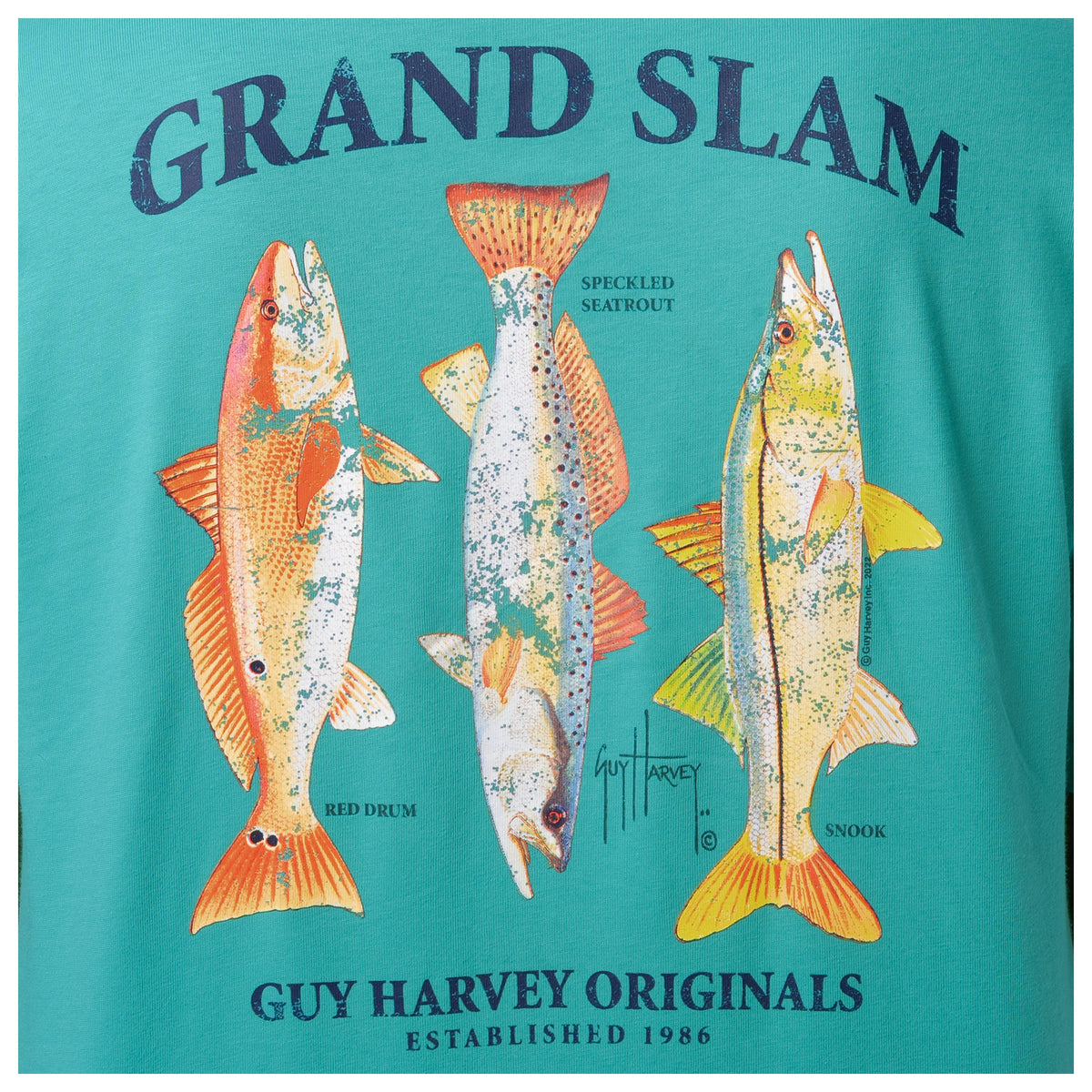 Guy Harvey OG Tee - Flats Slam — BALTIC (official product shot)