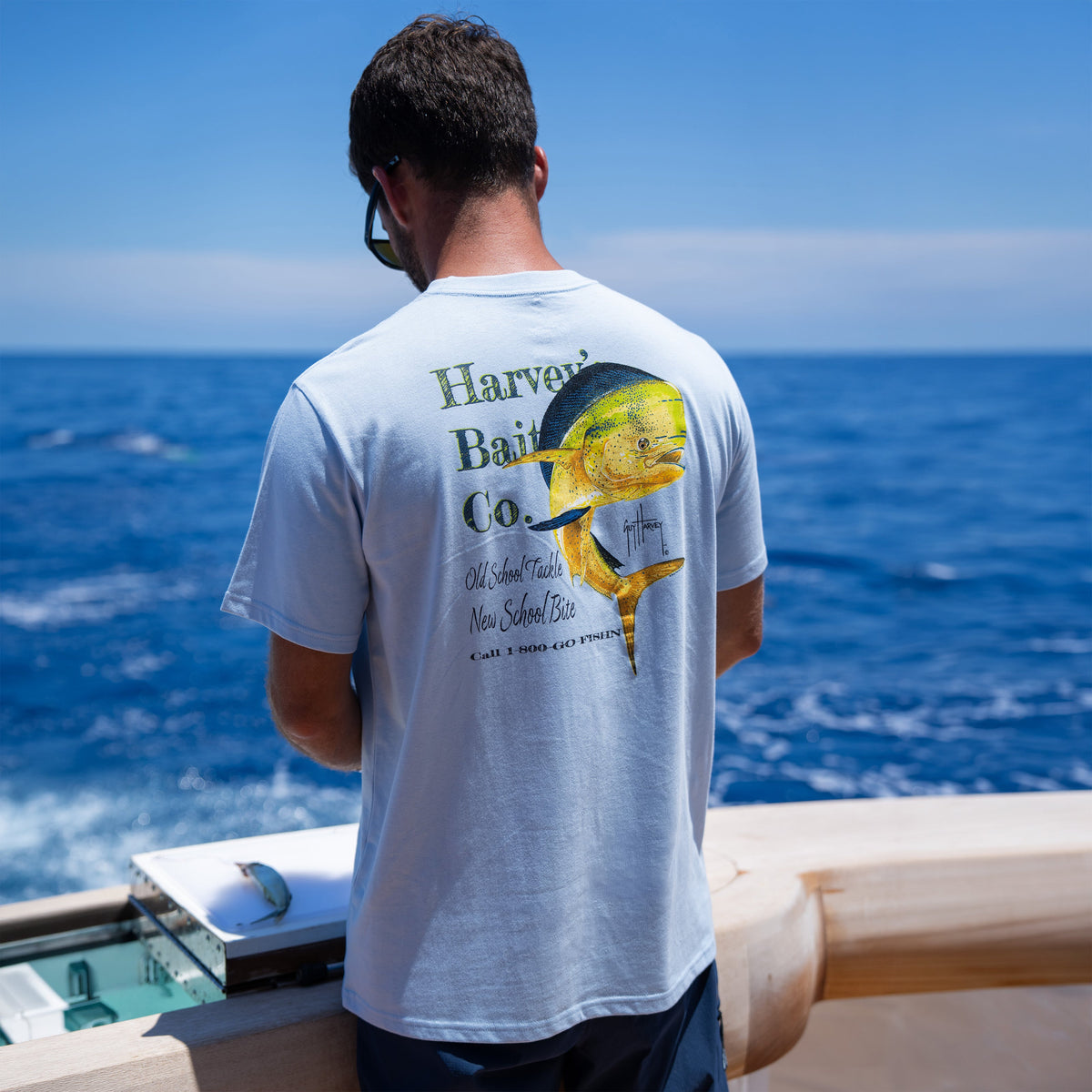 Guy Harvey OG Tee - Harvey's Bait Co. — SKYWAY (official product shot)
