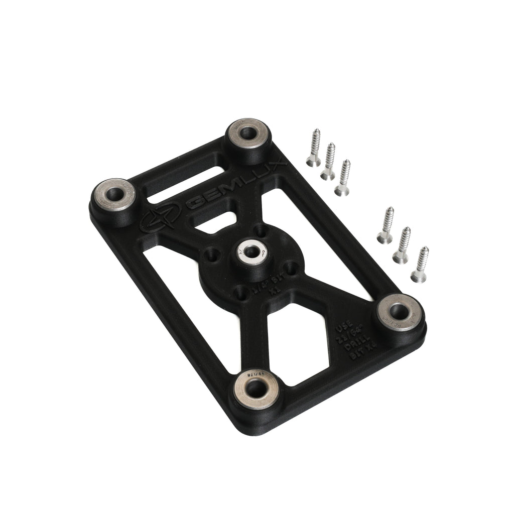 Drill Template, 3D with bushings, for Bluewater/Deluxe Base