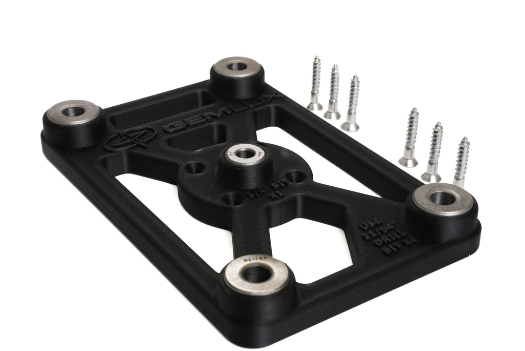 Drill Template, 3D with bushings, for Bluewater/Deluxe Base